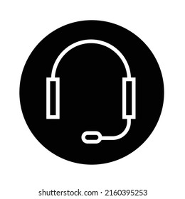call center operator vector icon