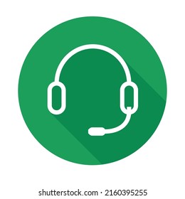 call center operator vector icon