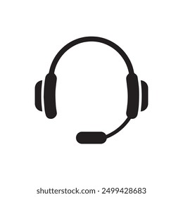 Icono de Vector del operador del centro de llamadas