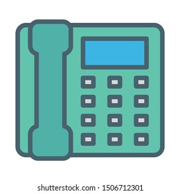 Call Center Pabx Phone Exchange Vector Icon