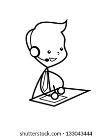 call center receptionist