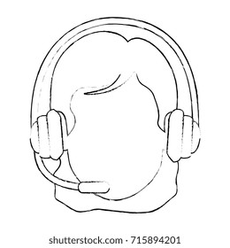 call center receptionist avatar