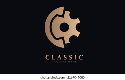 plantilla de logotipo de vectores de diseño de silueta de icono de centro de llamadas