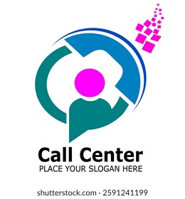 call center social network concept