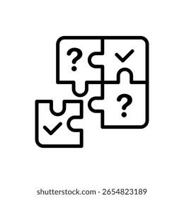 Ilustração do vetor de ícone da solução de call center