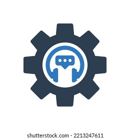 Call Center Support Icon - Customer Service Icon