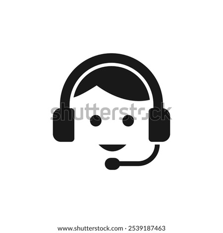 Call center symbol icon vector 