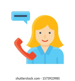 Call center vector, Black friday related flat style icon