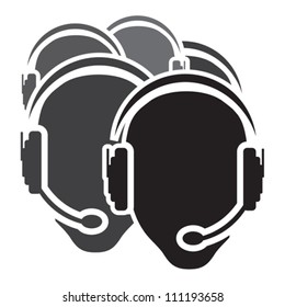 Call center vector icon