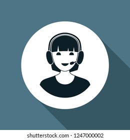 Call center vector icon