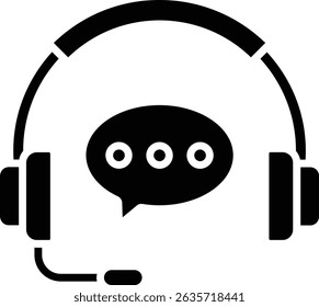 Ícone de vetor de Call Center. Pode ser usado para impressão, aplicativos móveis e da Web.