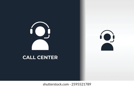 Call Center Vector, Icon Or Logo Sign Isolated Symbol Illustration