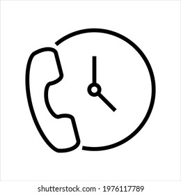 Call center vector icon symbol design