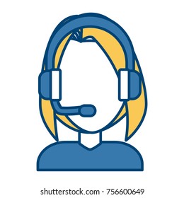 Call center woman avatar