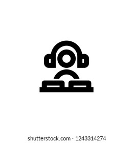 Call centre icon. Support service sign