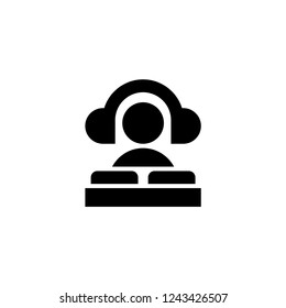 Call centre icon. Support service sign