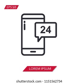 call centre vector icon symbol