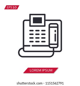 call centre vector icon symbol