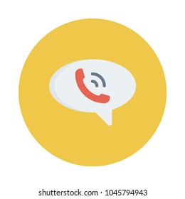 call chat bubble 