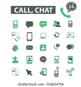 call chat icons