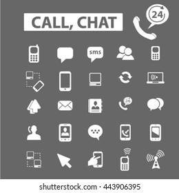 call chat icons