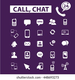 call chat icons