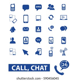 call chat icons
