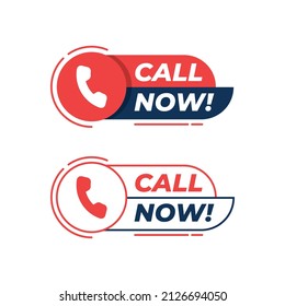 Call And Chat Us Now Icon Design Template