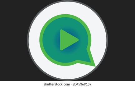 call, chat, video chat logo design or logo icon
