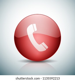 Call Contact button Illustration