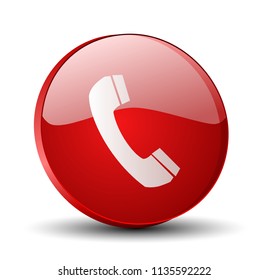 Call Contact button Illustration