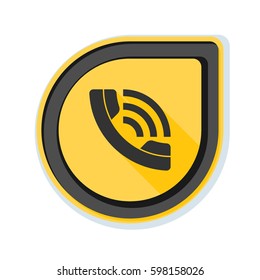 Call Contact button Illustration