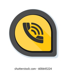 Call Contact button Illustration