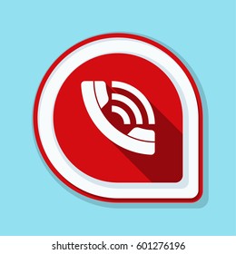 Call Contact button Illustration