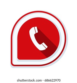 Call Contact button Illustration