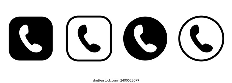 Icono de contacto en un estilo plano de moda aislado en fondo blanco.	