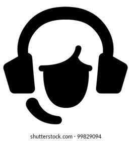 Call customer service vector icon