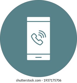 Call, dial, incoming icon vector image. Can also be used for information technology. Suitable for use on web apps, mobile apps and print media.
