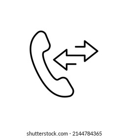Call Diversion icon in vector. logotype