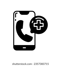 Call a Doctor icon in vector. Illustration