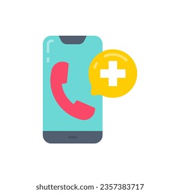 Call a Doctor icon in vector. Illustration