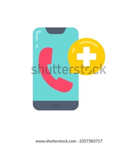 Call a Doctor icon in vector. Illustration