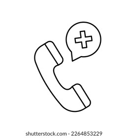 Call a doctor Vector Icon easily modify

