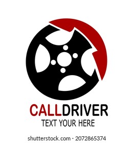 call driver vector logo template illustration.This logo suitable for business