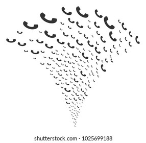 Call festive fountain. Vector illustration style is flat iconic symbols. Object fountain done from random pictographs as call fireworks.