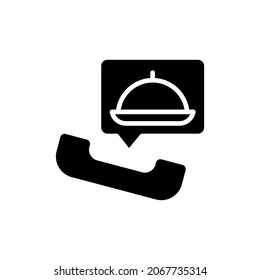 call food icon illustration vector graphic