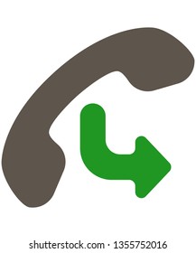 Call forward out icon trendy icon on white background for web graphic