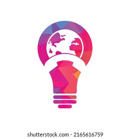 Call Globe Bulb Shape Concept Icon Stock Vector (Royalty Free Call Globe Bulb Shape Concept Icon Stock Vector (Royalty Free