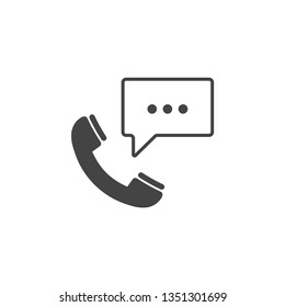 Call graphic design template vector isolated illustration