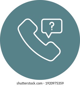 Rufen Sie an, Helpdesk, Support-Symbol, Vektorbild. Kann auch für den Kundendienst verwendet werden. Geeignet für den Einsatz in Web-Apps, mobilen Apps und Printmedien.